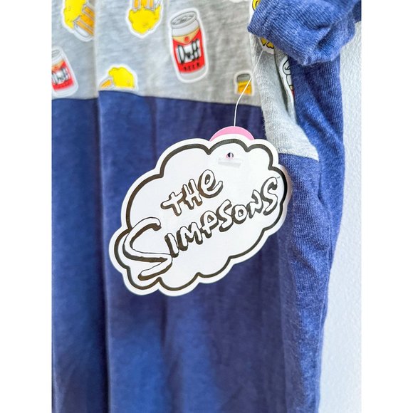 NWT 20th Century Fox TV The Simpsons Duff Beer Omer Front Pocket Tee T-shirt XL - Picture 6 of 9